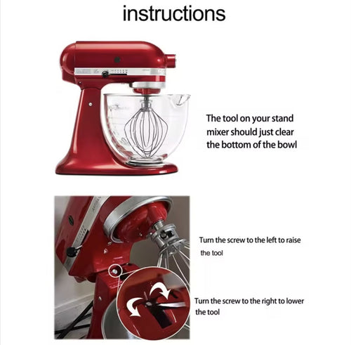 KitchenAid Mixer Attachment Set – Dough Hook, Flat Beater & Wire Whisk — straight front view