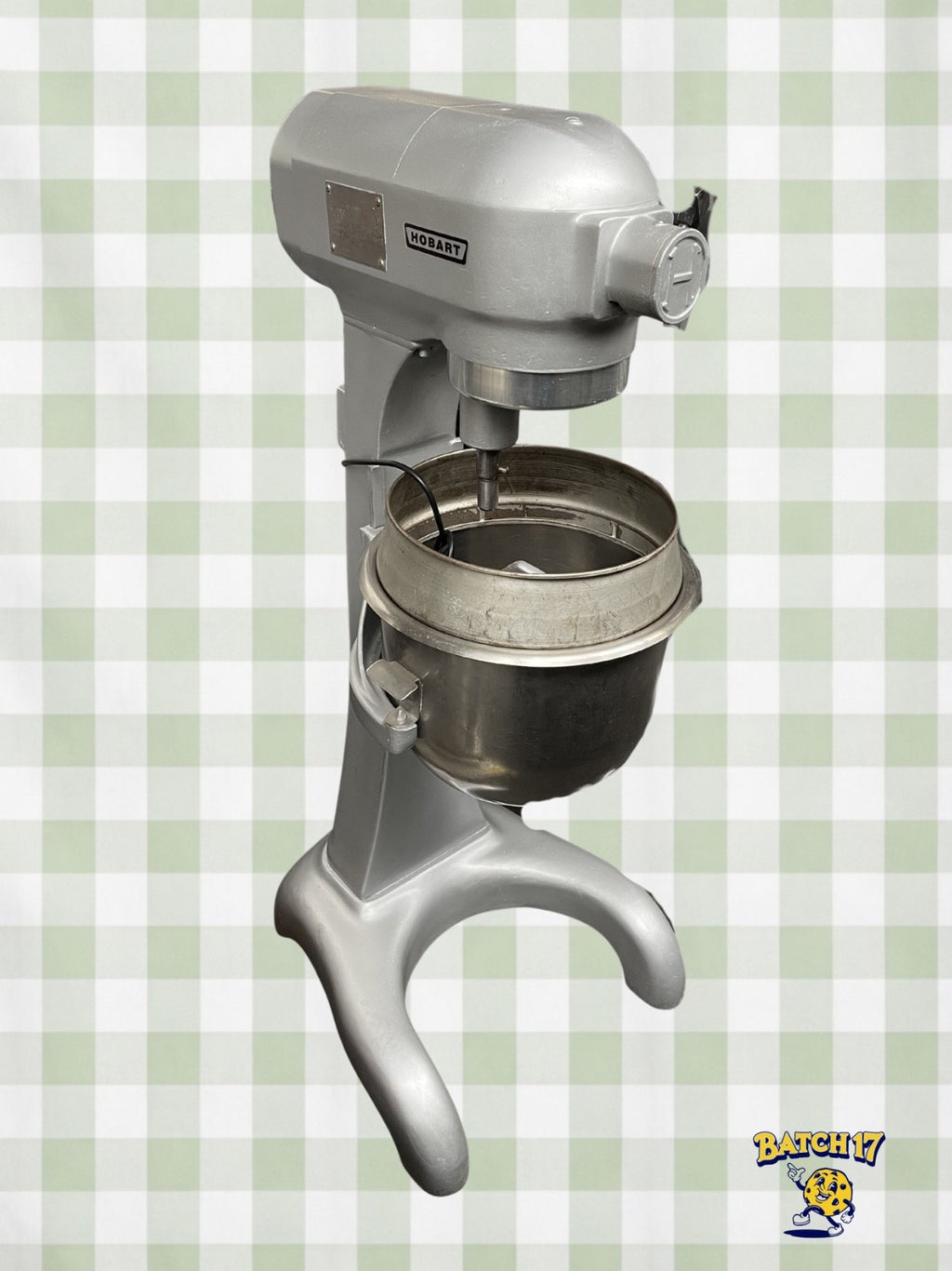 Refurbished Hobart A200 20Qt Commercial Planetary Mixer — straight front view